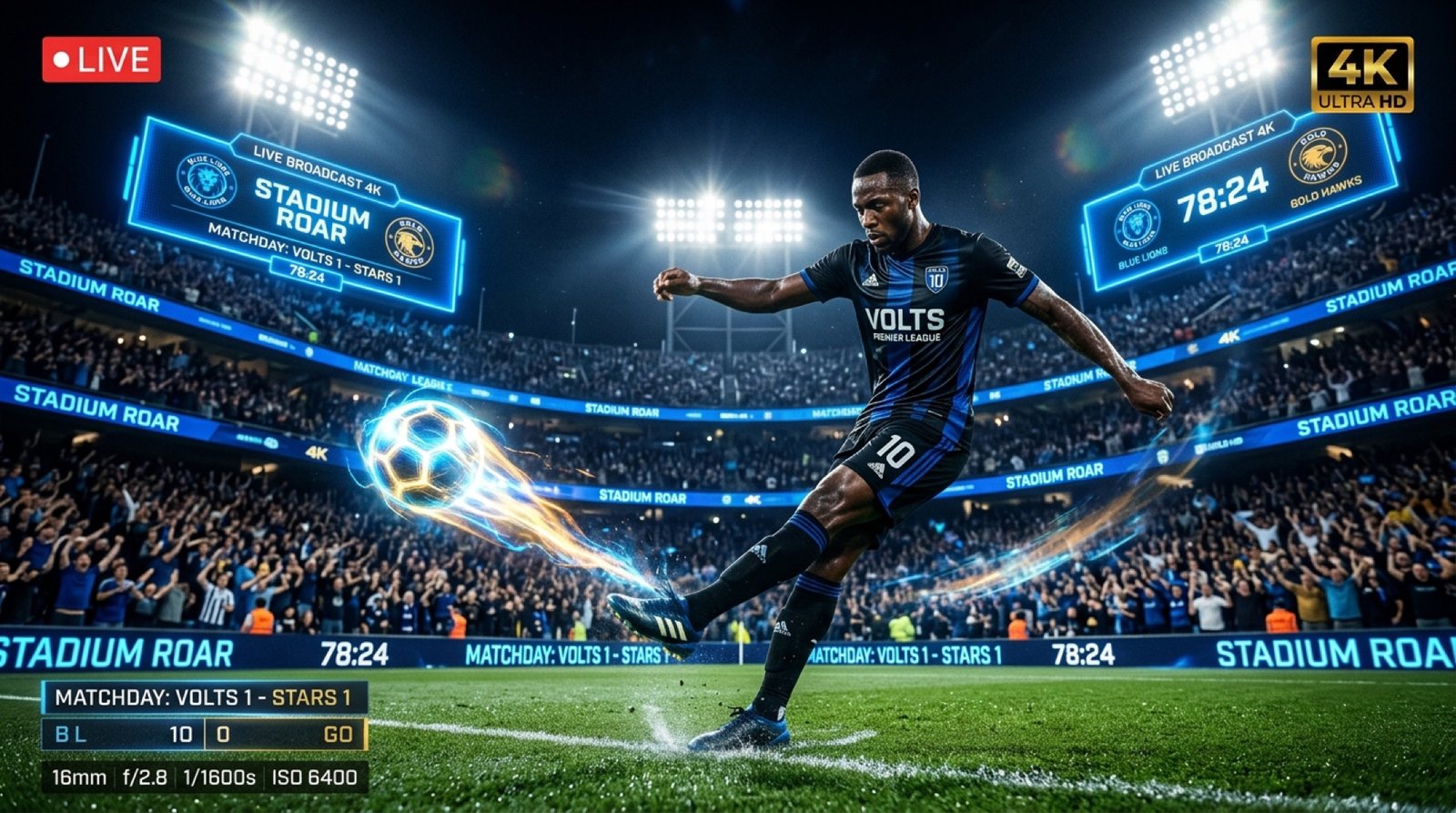 Live 4K Sports with Zero Lag